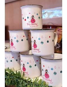Taza Bolas de Navidad Princesa Rett