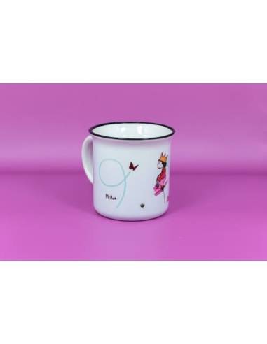 Taza Princesa con Flor